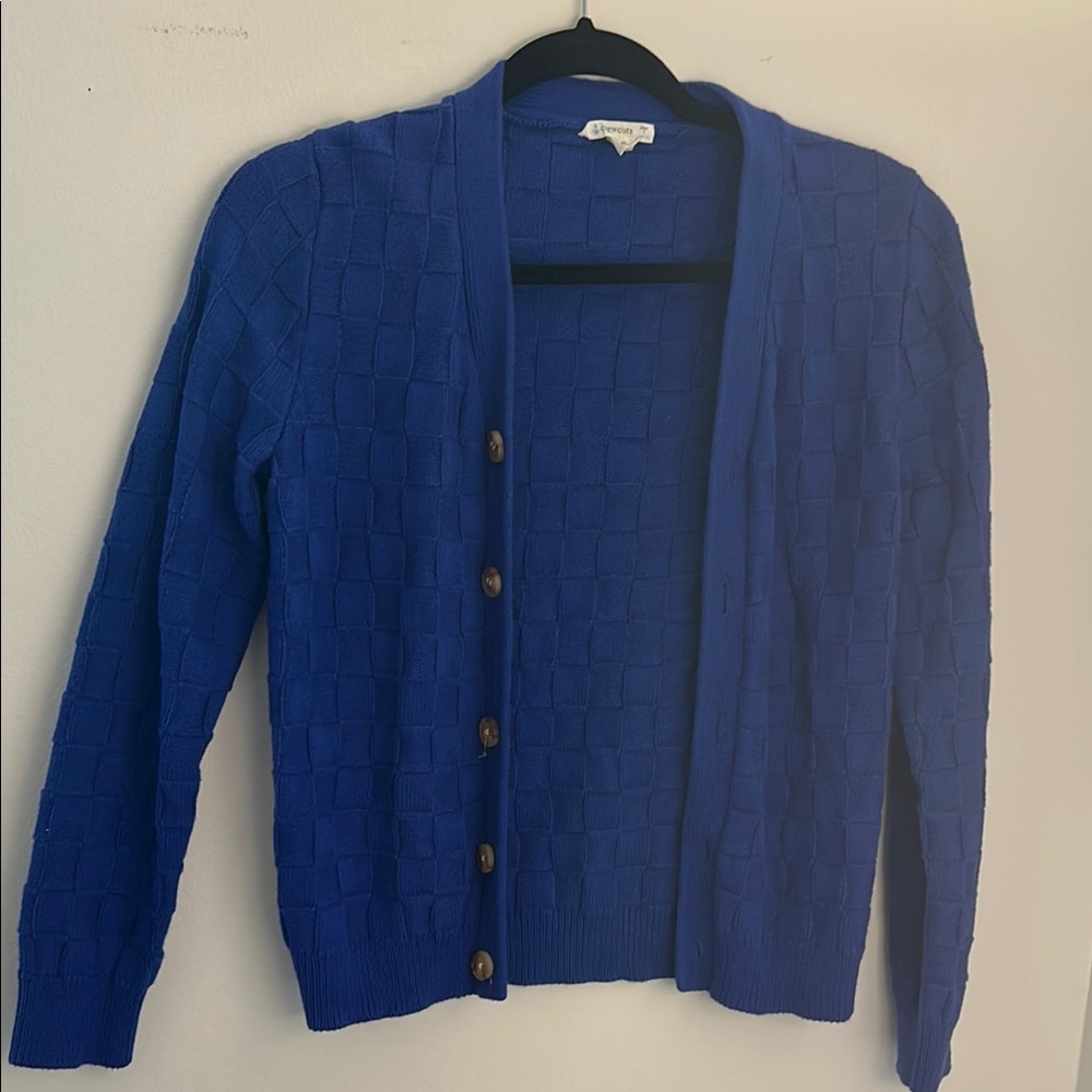 Crewcuts-Blue Sweater Cardigan boy size 10-12